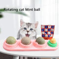 Ballset behandeln Spielzeug Snack Selbst klebend gedrehte Kugelwandhalterung Molar Zahne Spielzeug Haustier Spielzeug